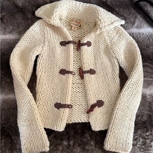 Vintage Hollister! Cream Knit Sweater